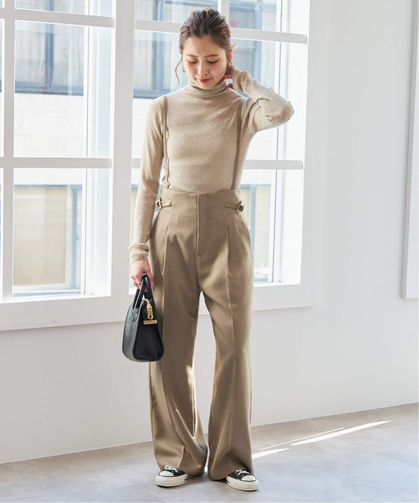 ミドルハイサスペンダー付きパンツ（スラックス）｜Spick and Span