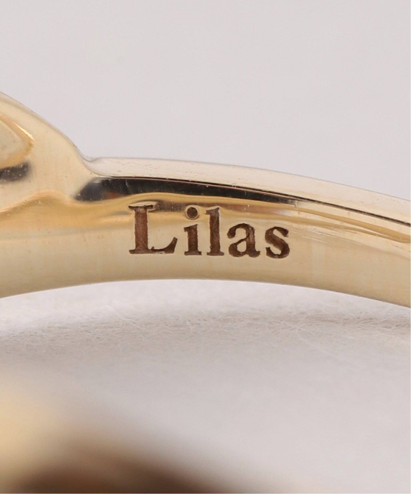 2ラインツイストモチーフリング K10（リング）｜Lilas（リラ）の通販