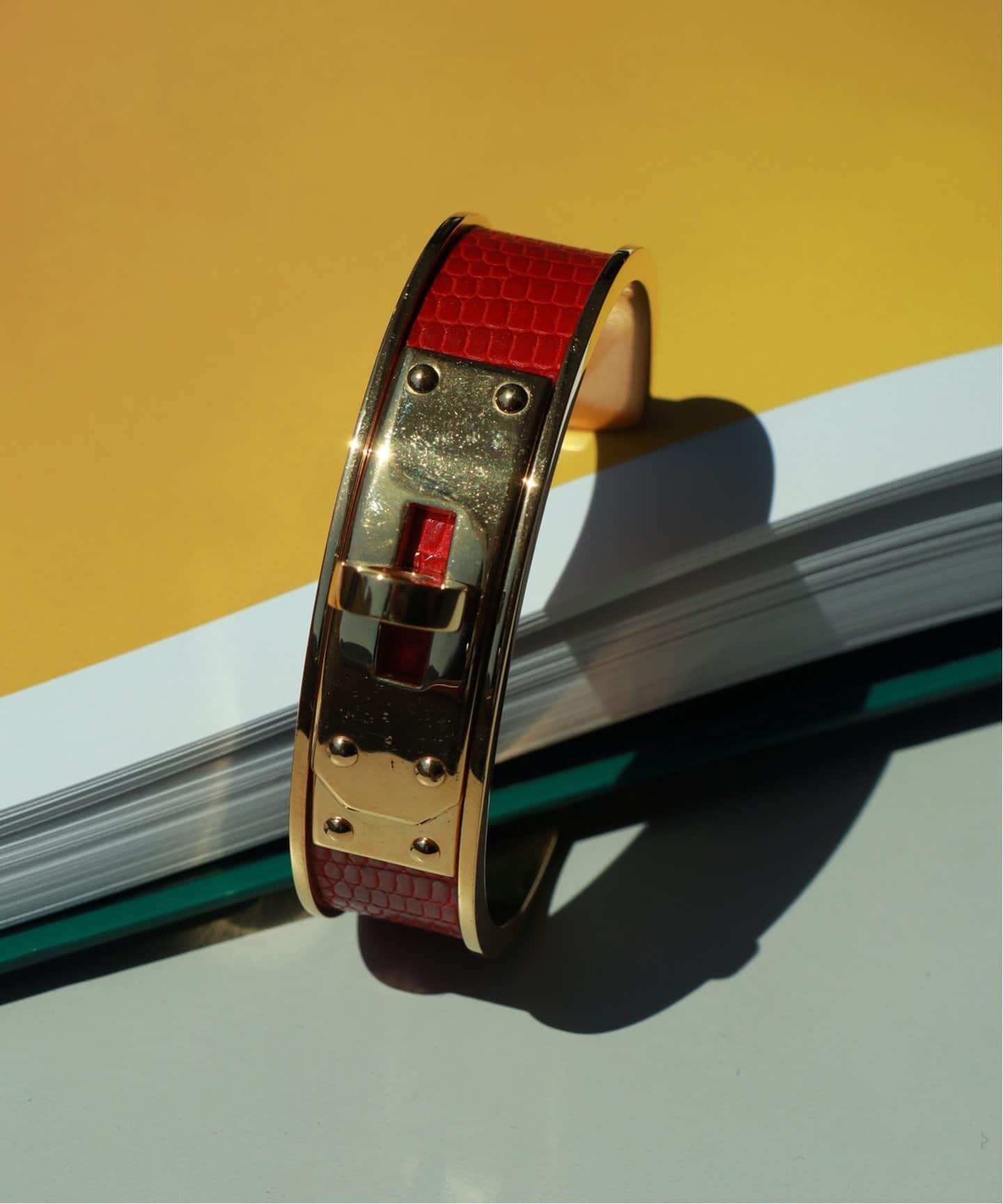 VINTAGE HERMES/エルメス】Kelly cuff bangle（ブレスレット・バングル