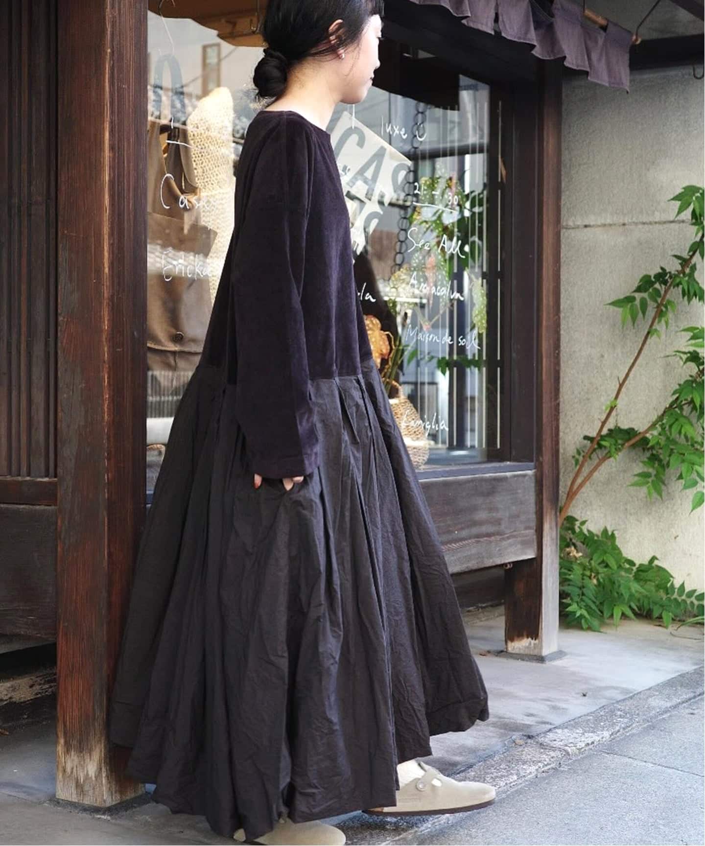 album di famiglia】BOATNECK DRESS（ワンピース）｜journal standard