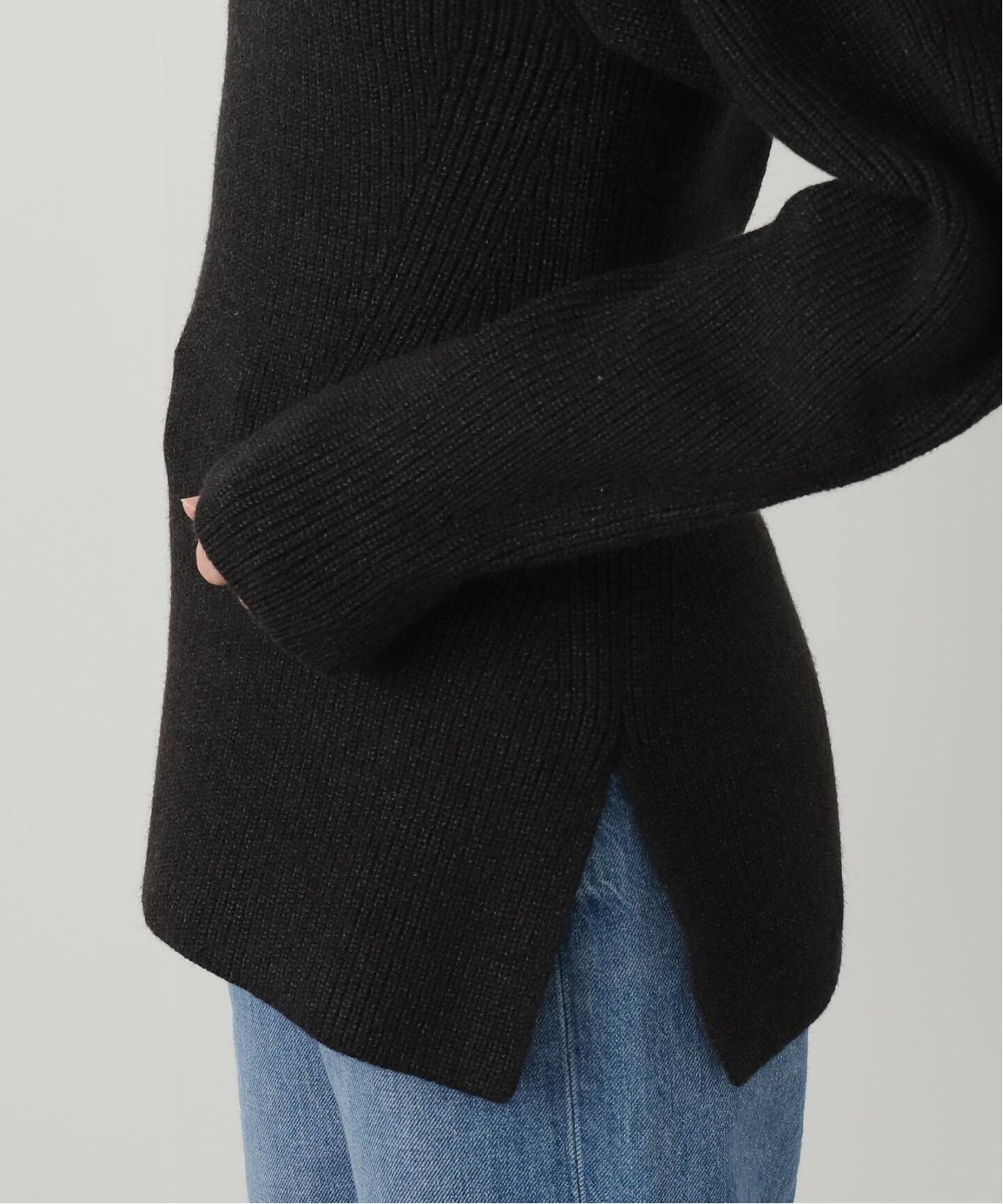 RECTO/レクト】 VOLUME SLEEVE STRUCTURED KNIT TOP：ニット（ニット