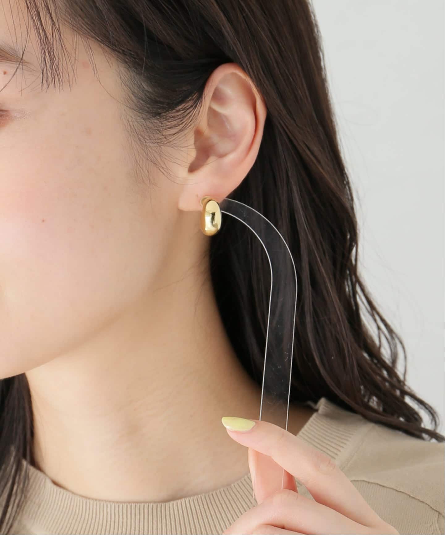 MARIA BLACK/マリアブラック】Tryvann Pillow Earring GDplated