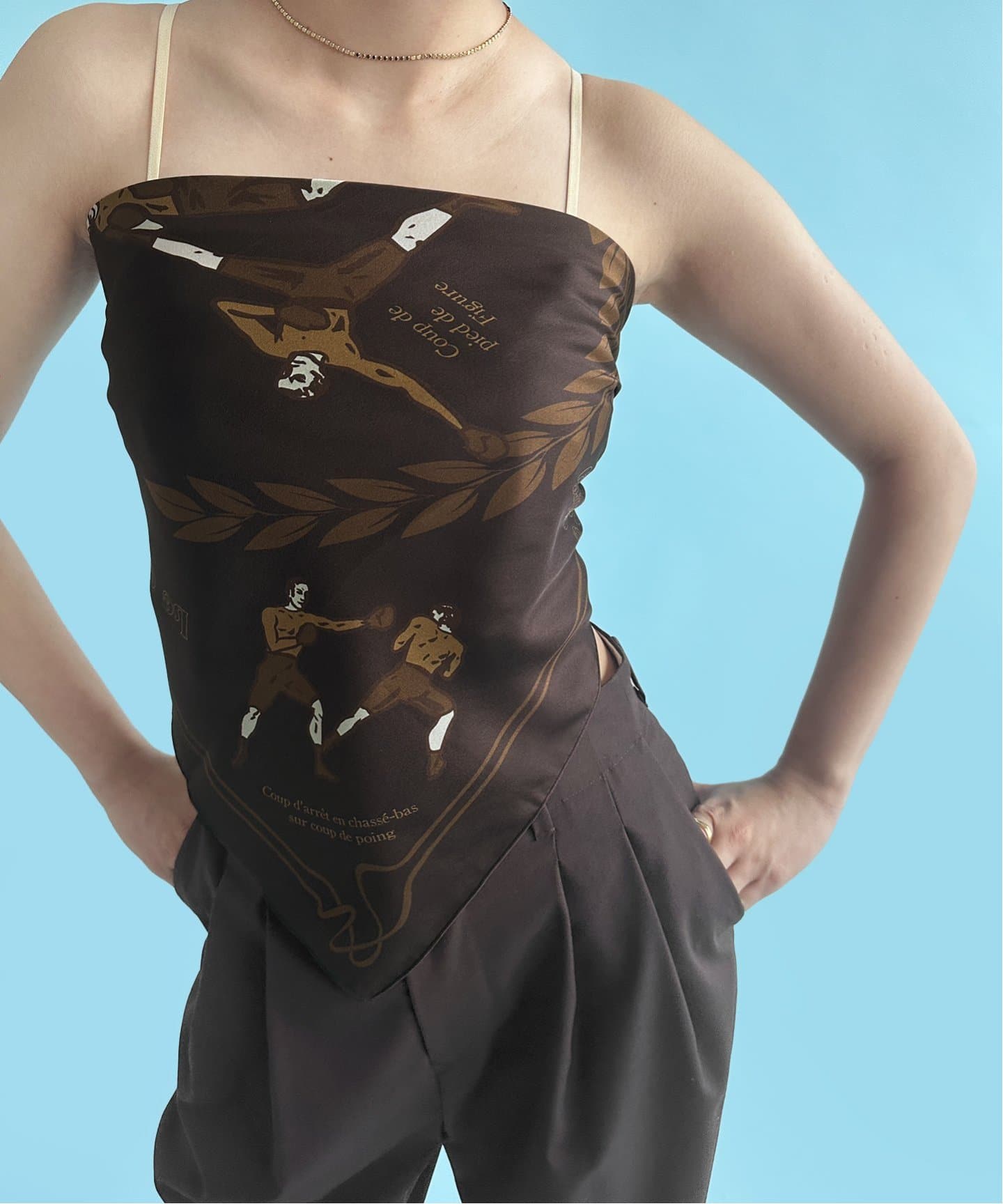 A PIECE OF CHIC/ア・ピース・オブ・シック】silk skirf challenge