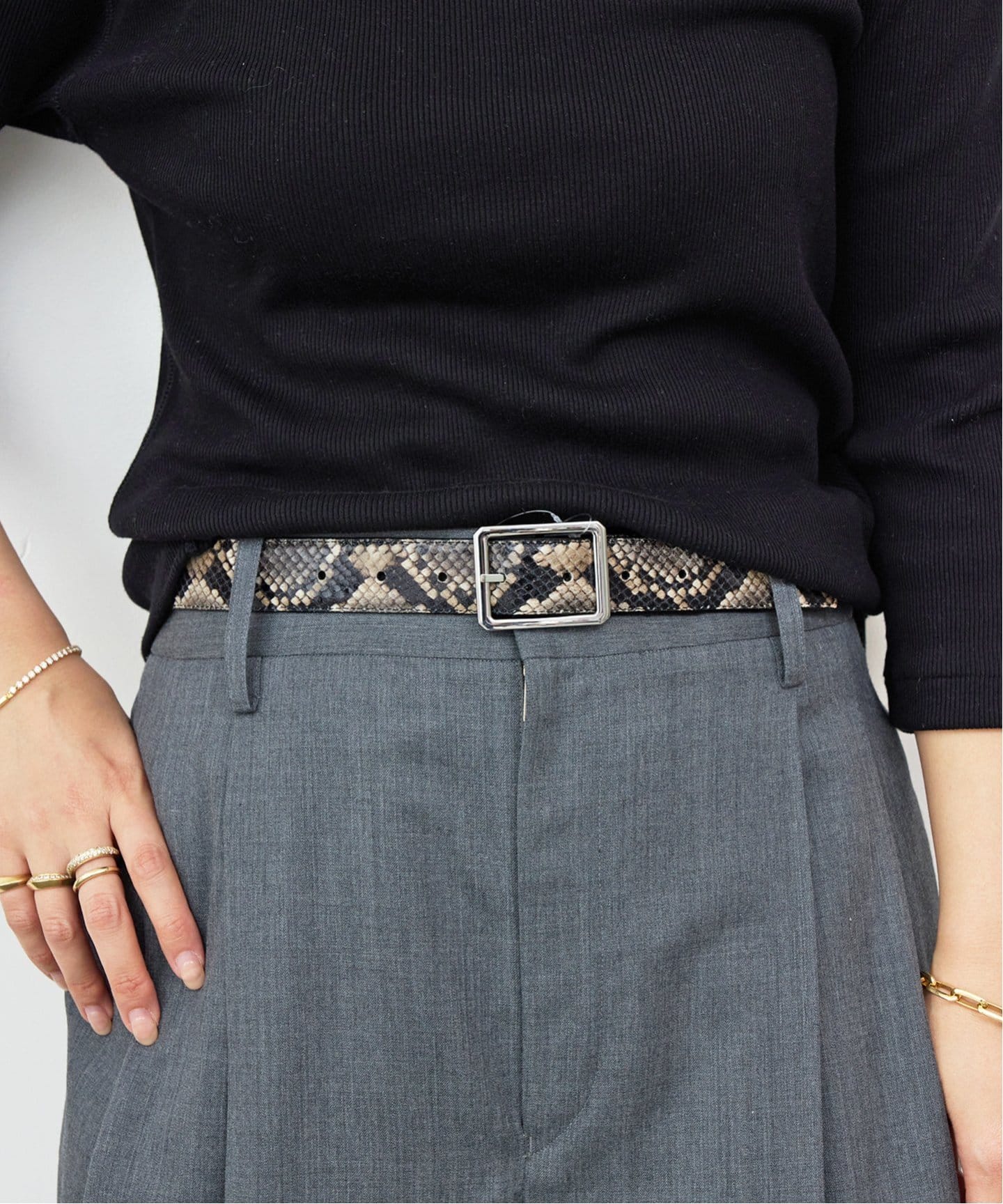 MAISON BOINET/メゾンボアネ】Reversible BELT（ベルト）｜Deuxieme