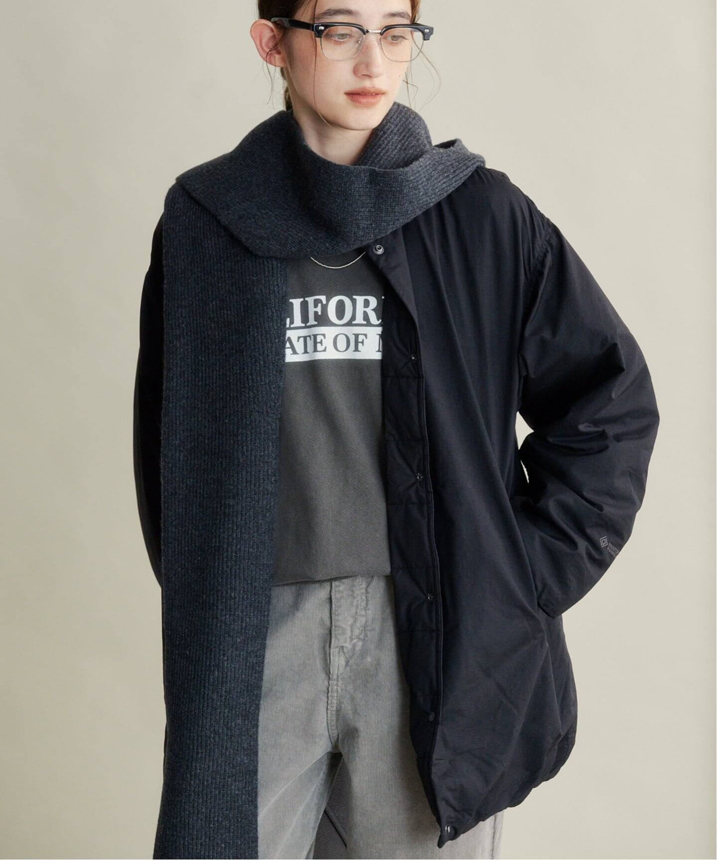 MY＿ CASHMERE BLENDED BALACLAVA WITH SCARF（マフラー）｜BOICE FROM