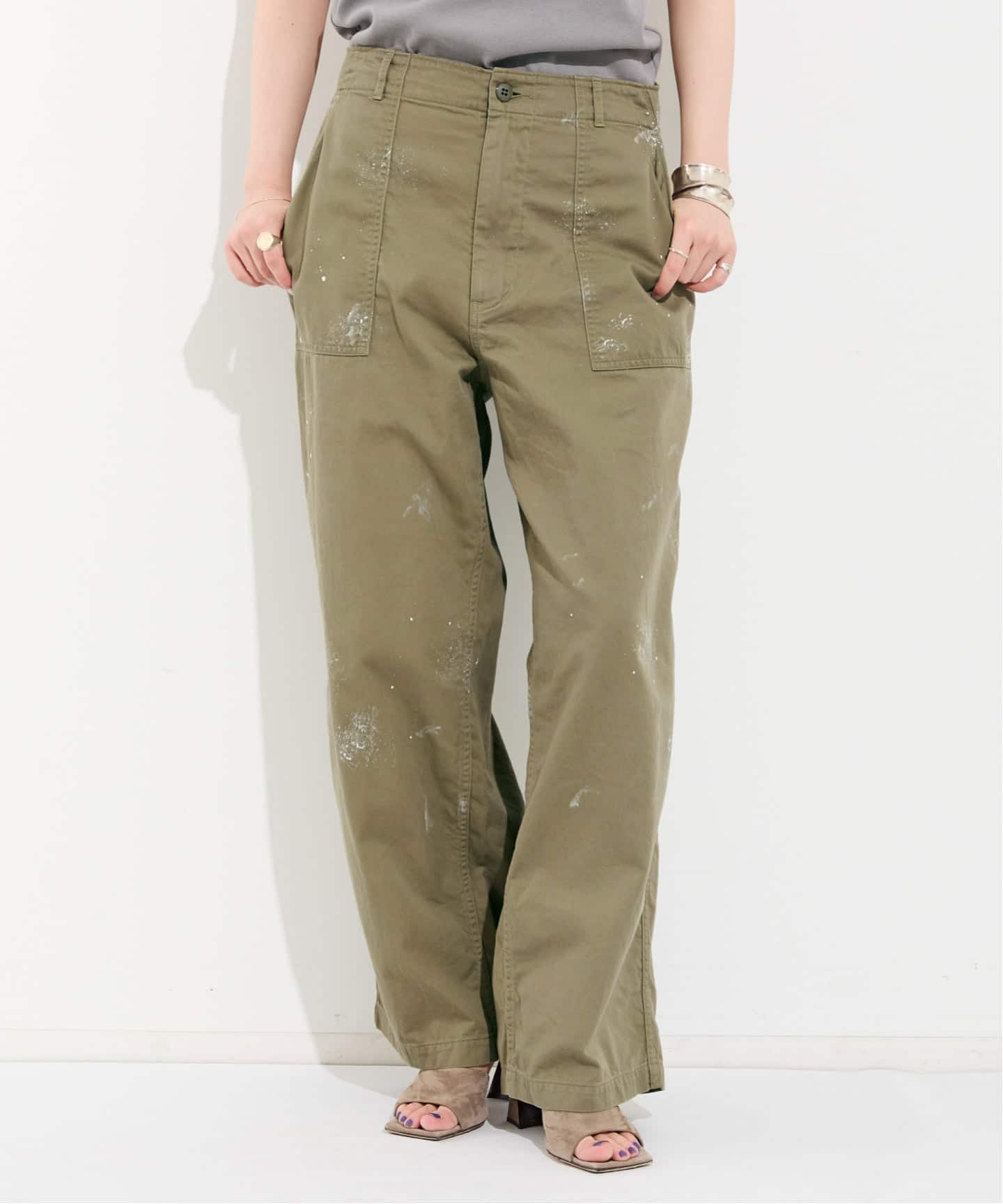 ATTICK BY JOHNBULL/アティック バイ ジョンブル】 MILITARY EASY PANT