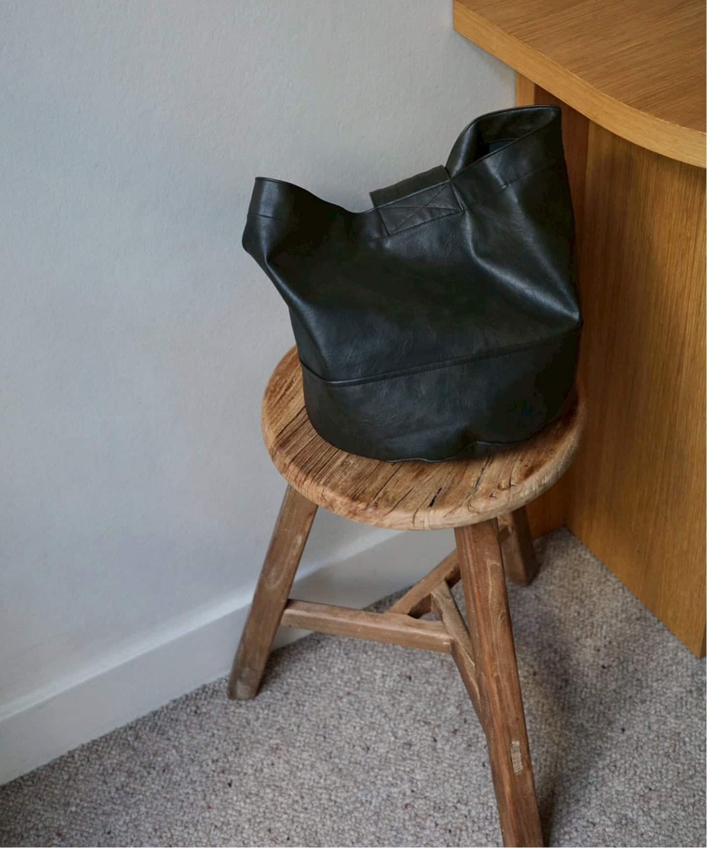 追加》フェイクレザー サークルBAG-M（その他バッグ）｜journal