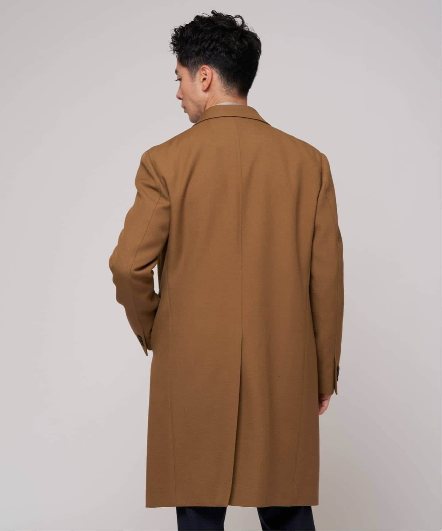 ウール ギャバジン チェスター コート（チェスターコート）｜EDIFICE