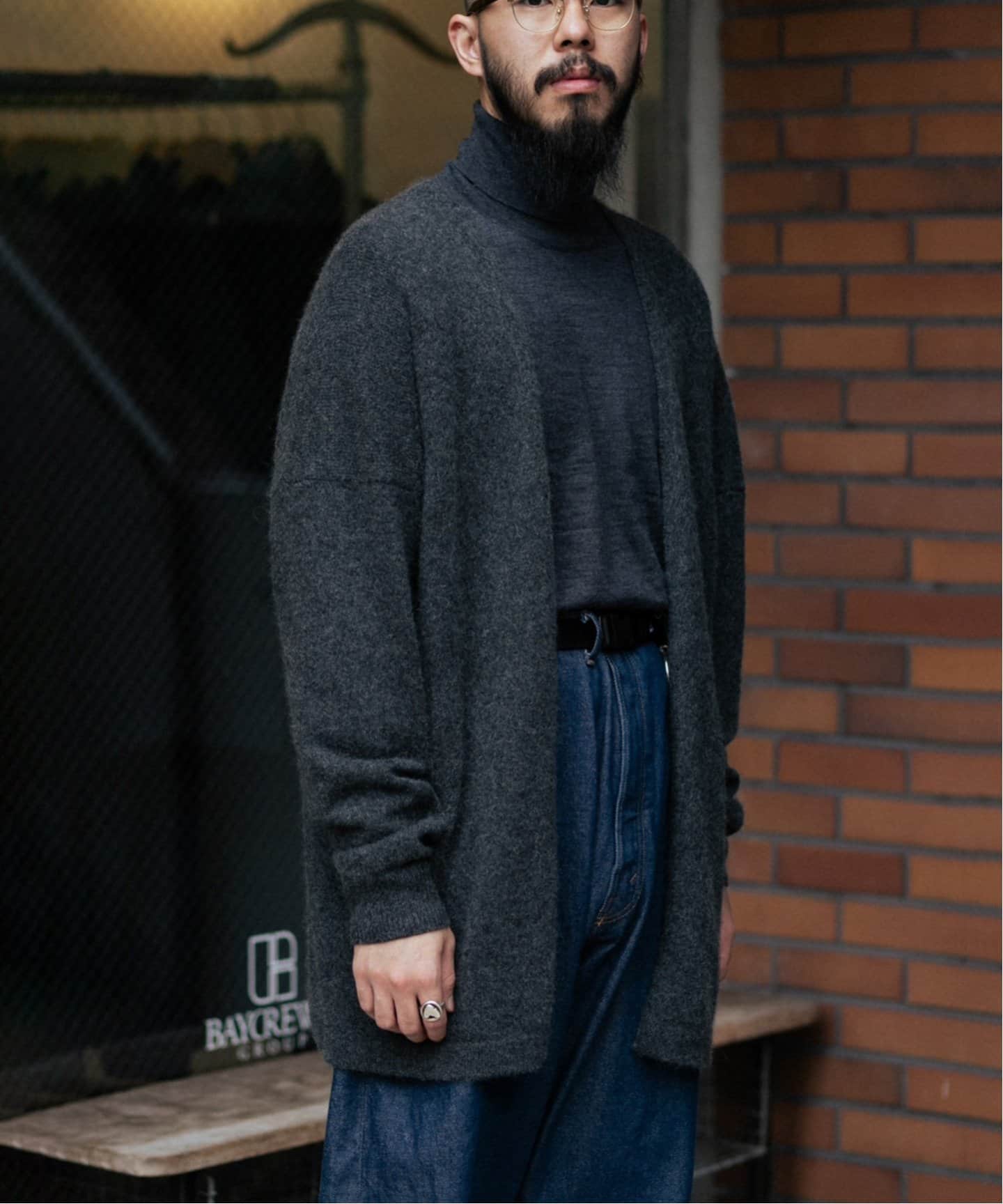 RE-PURPOSE / リパーパス】Yak ヤク カーディガン（ニット／セーター