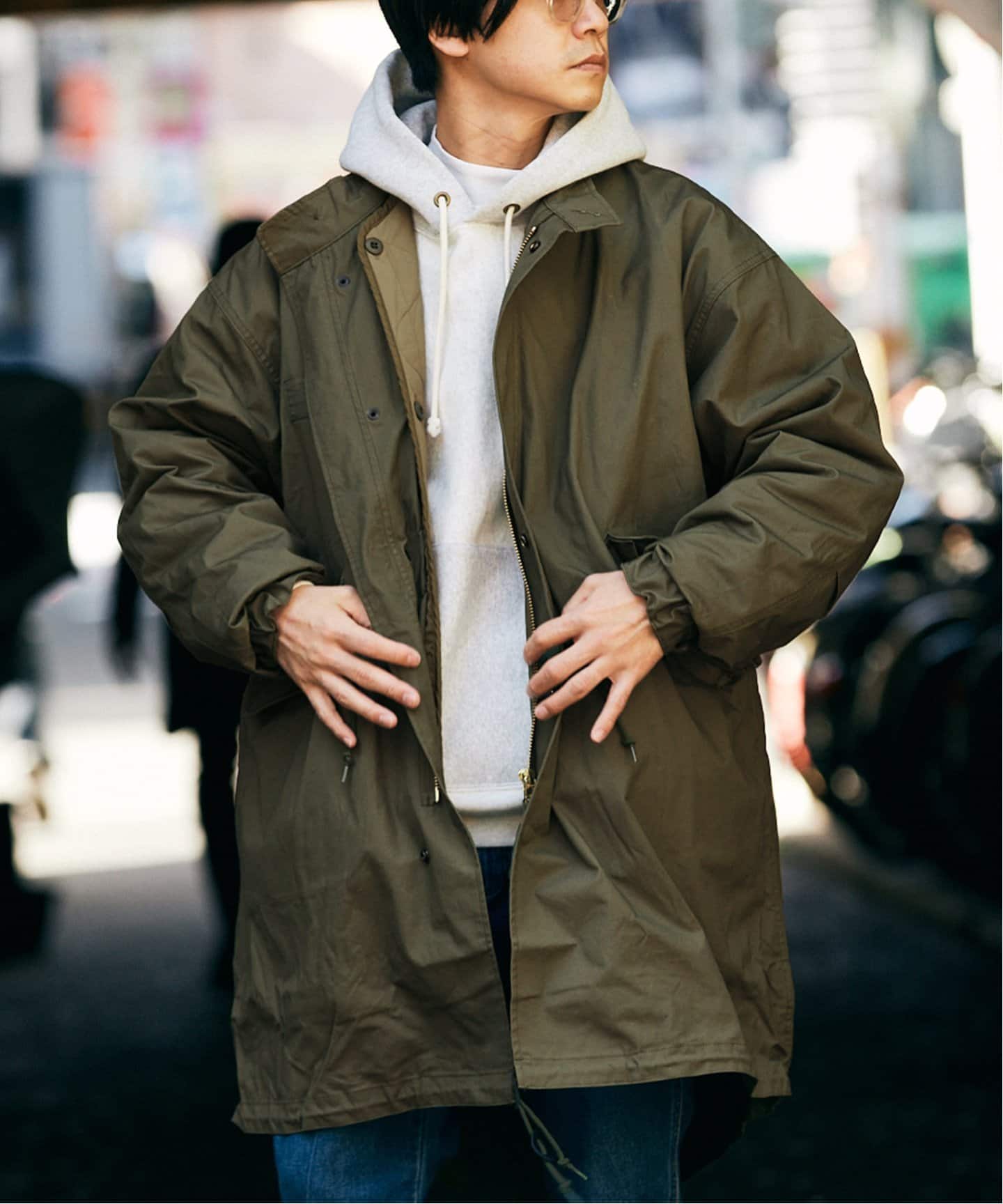 極美品】 フレッドペリー 5way 中綿 モッズコート カーキ M楽天市場