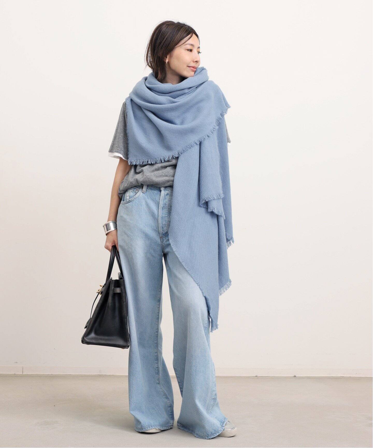L'Appartement ALONPI CASHMERE STOLE 新品