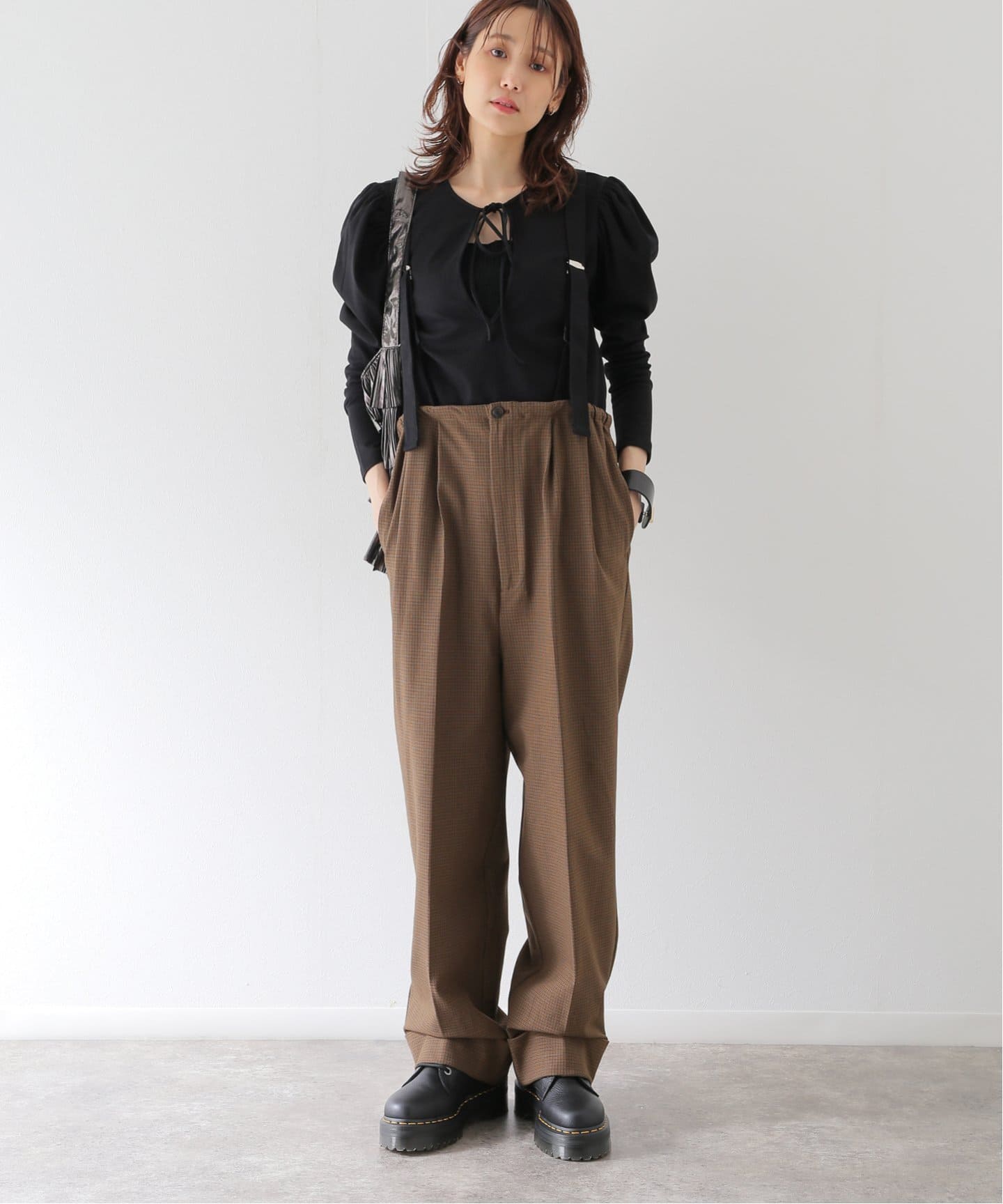 todayful Suspenders Highwaist Pants