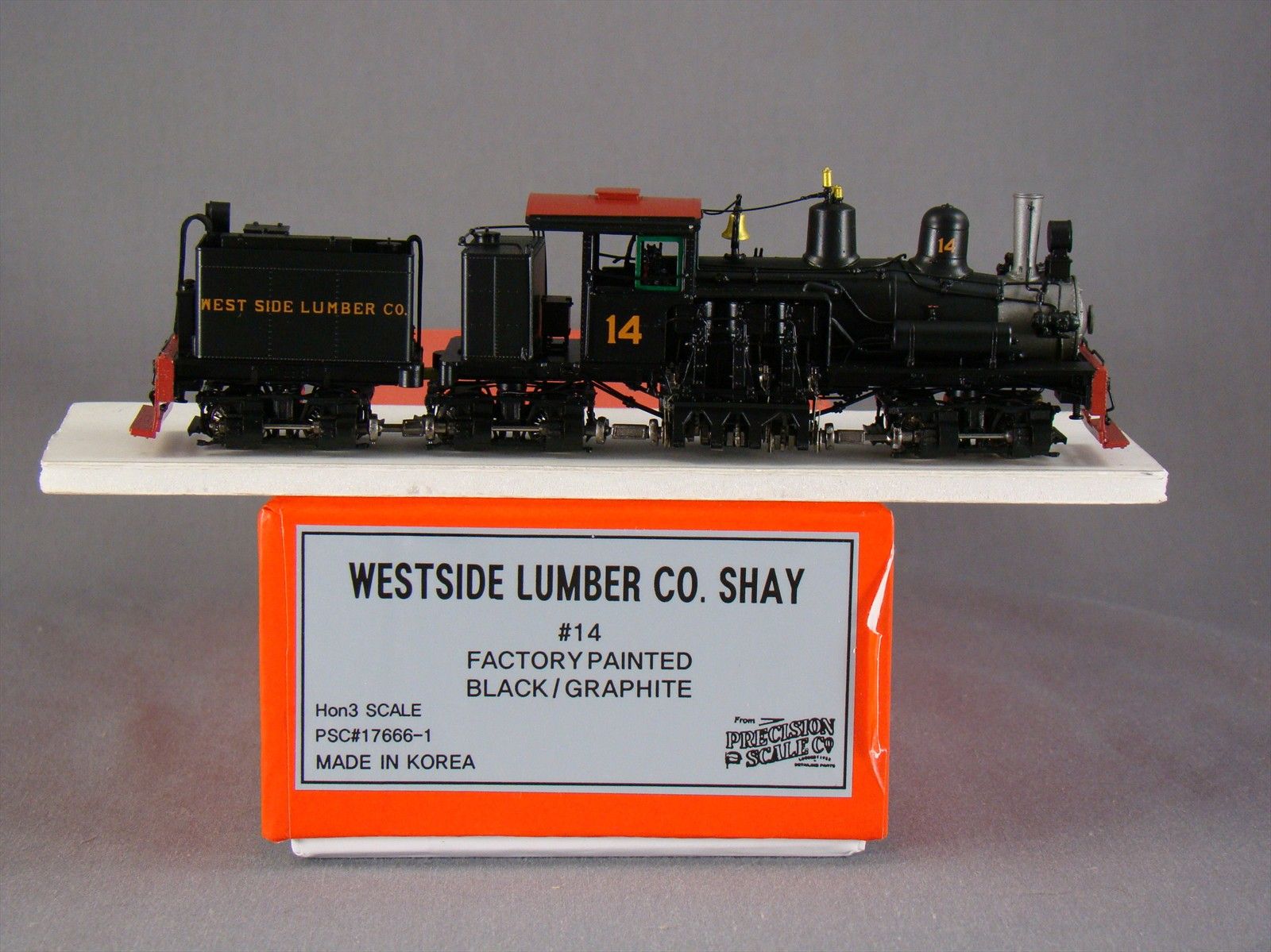 HOn3 PSC WSLC Westside Lumber Company 3 Truck Shay #14