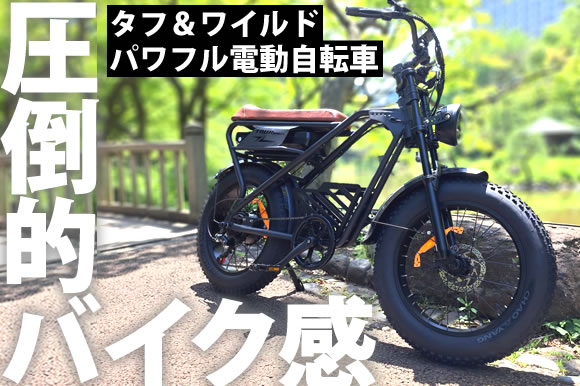 第3弾！圧倒的なバイク感！極太タイヤで超パワフル◎ 存在感あるロング
