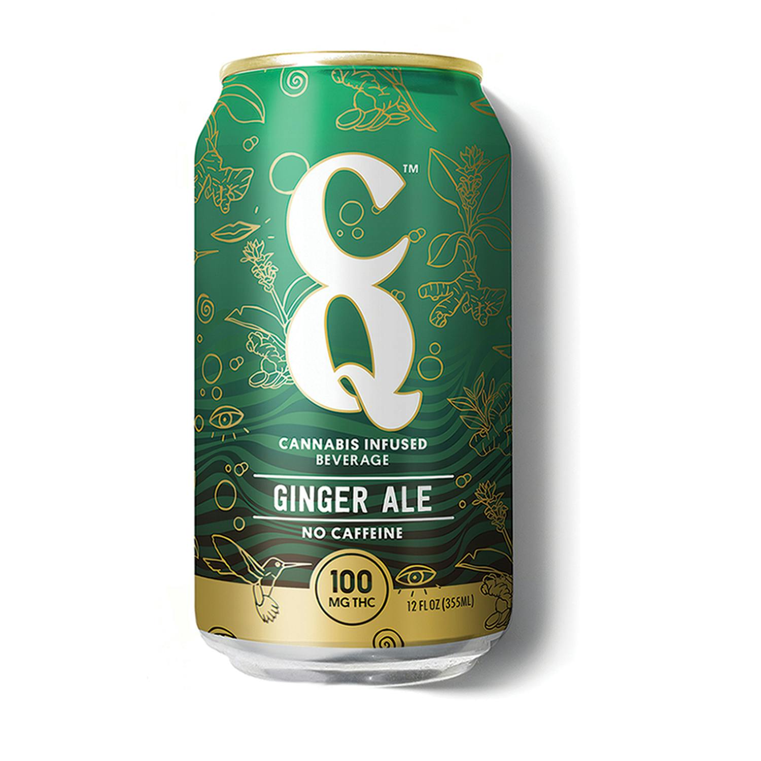 CQ CQ | Soda | Ginger Ale | 100mg - Pleasantrees Cannabis