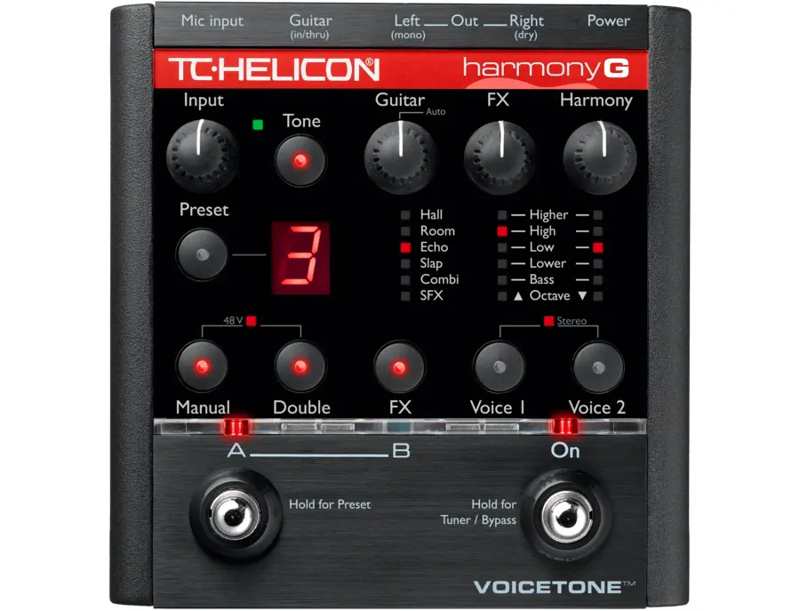 TC Helicon VoiceTone Harmony-G Vocal Effects Processor - What To