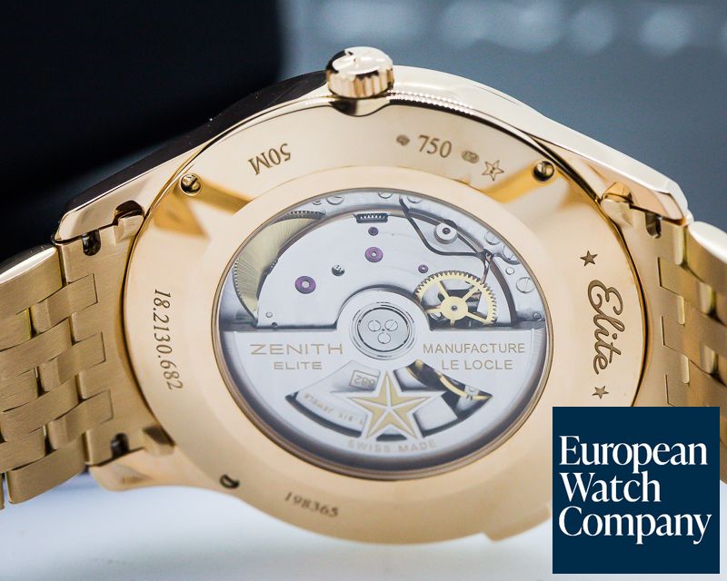 25913) Zenith Captain Dual Time 18K Rose Gold / Bracelet