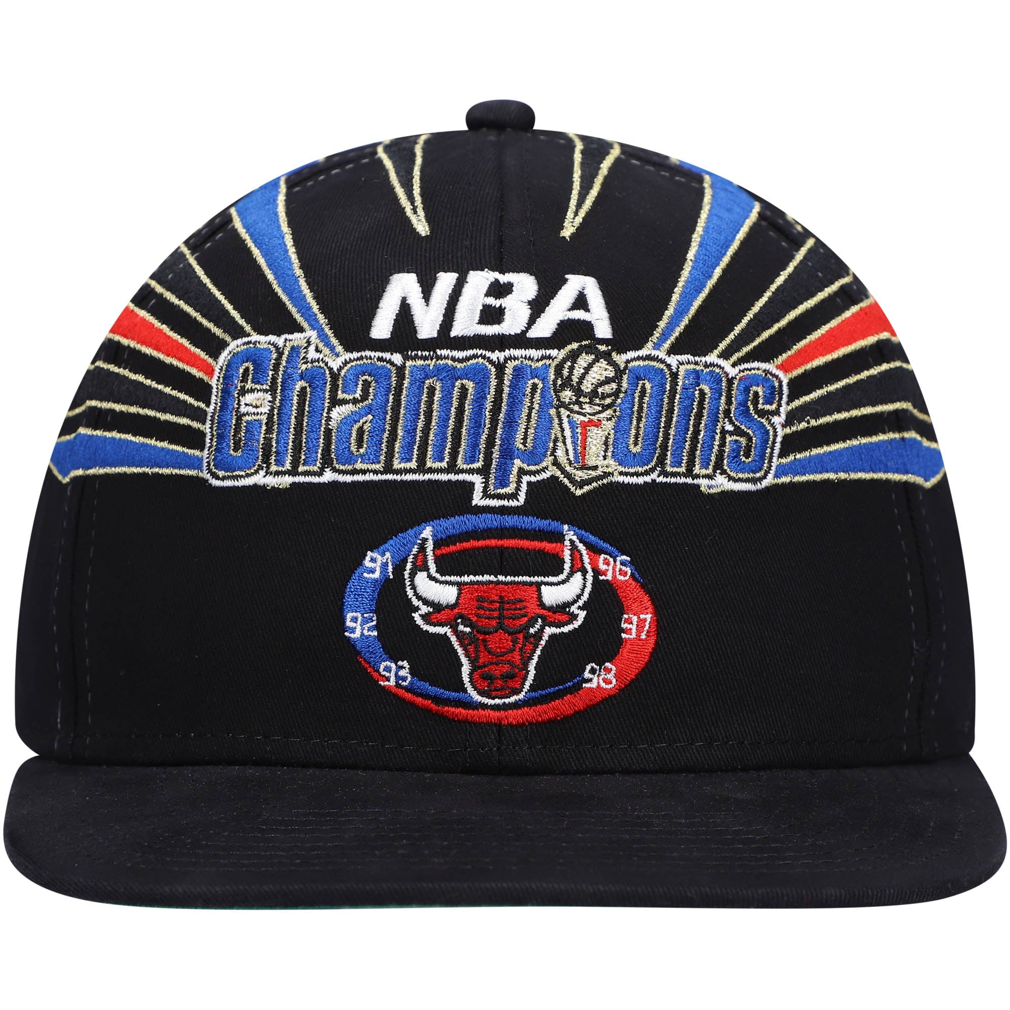 Men's Mitchell & Ness Black Chicago Bulls Hardwood Classics 1998
