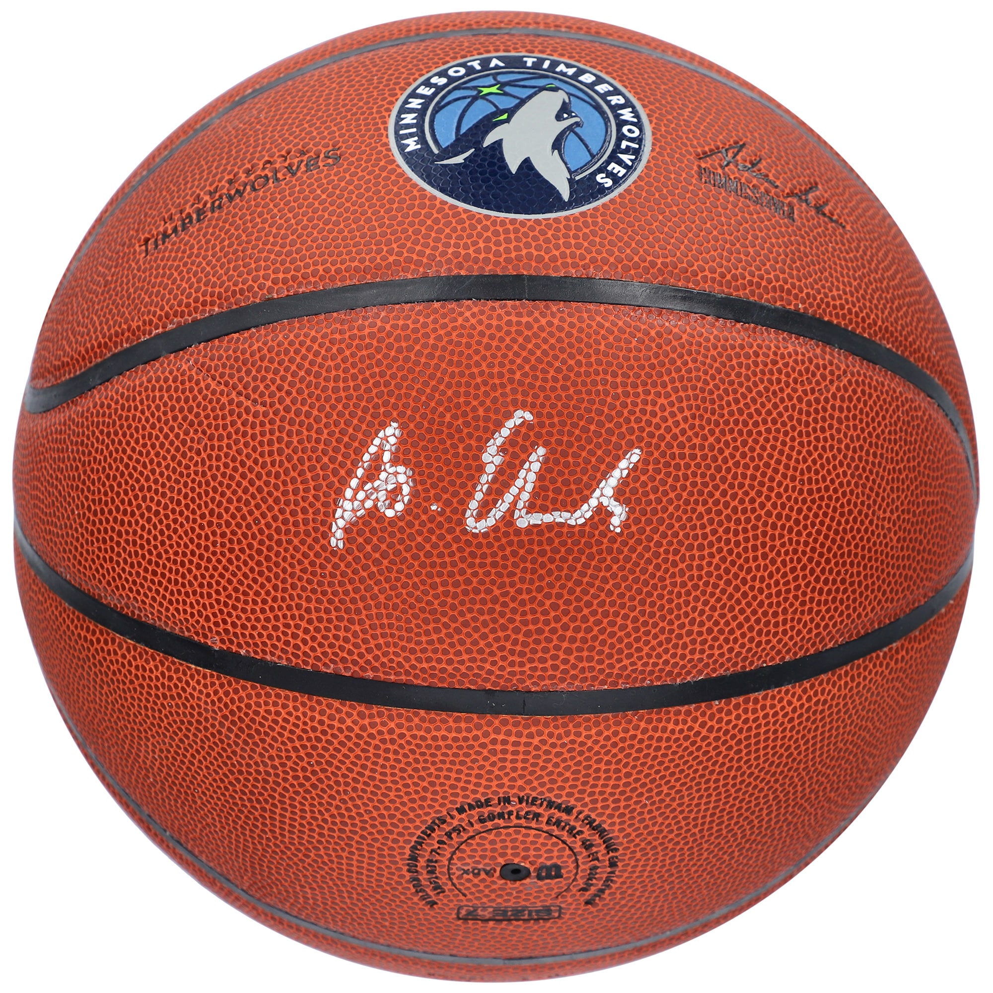 Anthony Edwards Minnesota Timberwolves Autographed Wilson Team