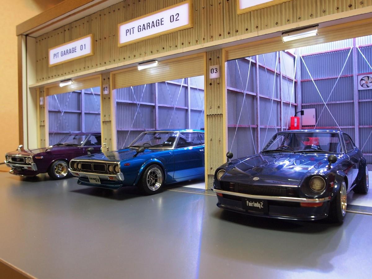 県立歴史博物館で1/18スケールミニカー展示 実車さながらに撮影できる