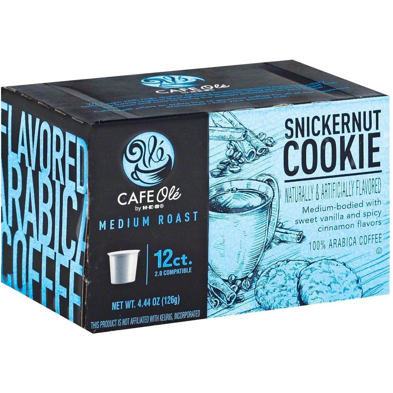 CAFE Olé by H-E-B Texas Pecan Medium Roast Coffee Single Serve