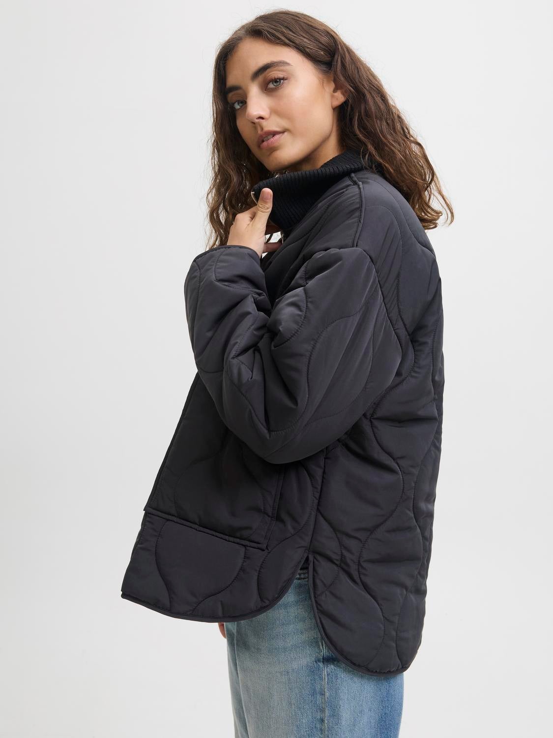 JXSERENA Quilted jacket | Black | JJXX®