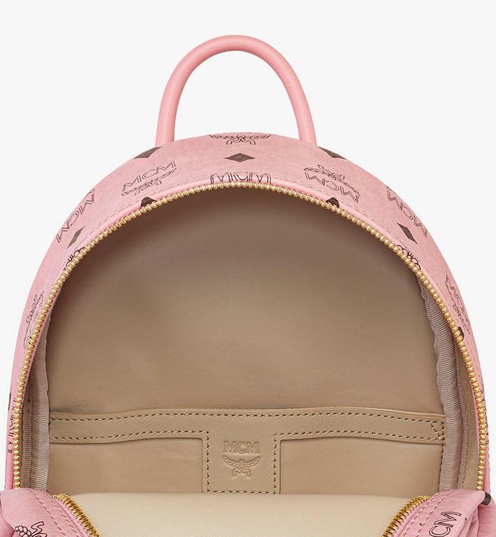 Mini Stark Side Studs Backpack in Visetos Pink | MCM ®US