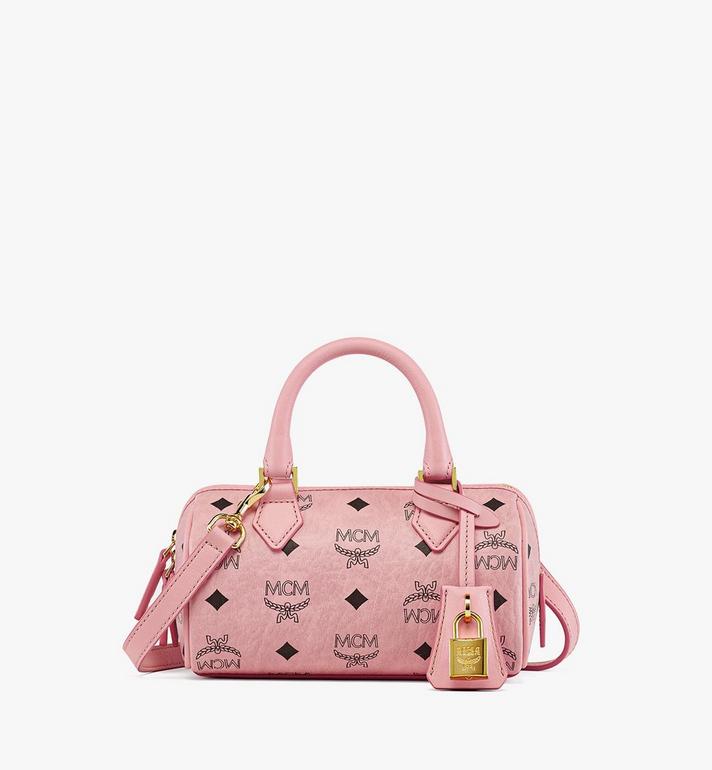 Mini Ella ボストンバッグ - ヴィセトス ピンク | MCM ®JP
