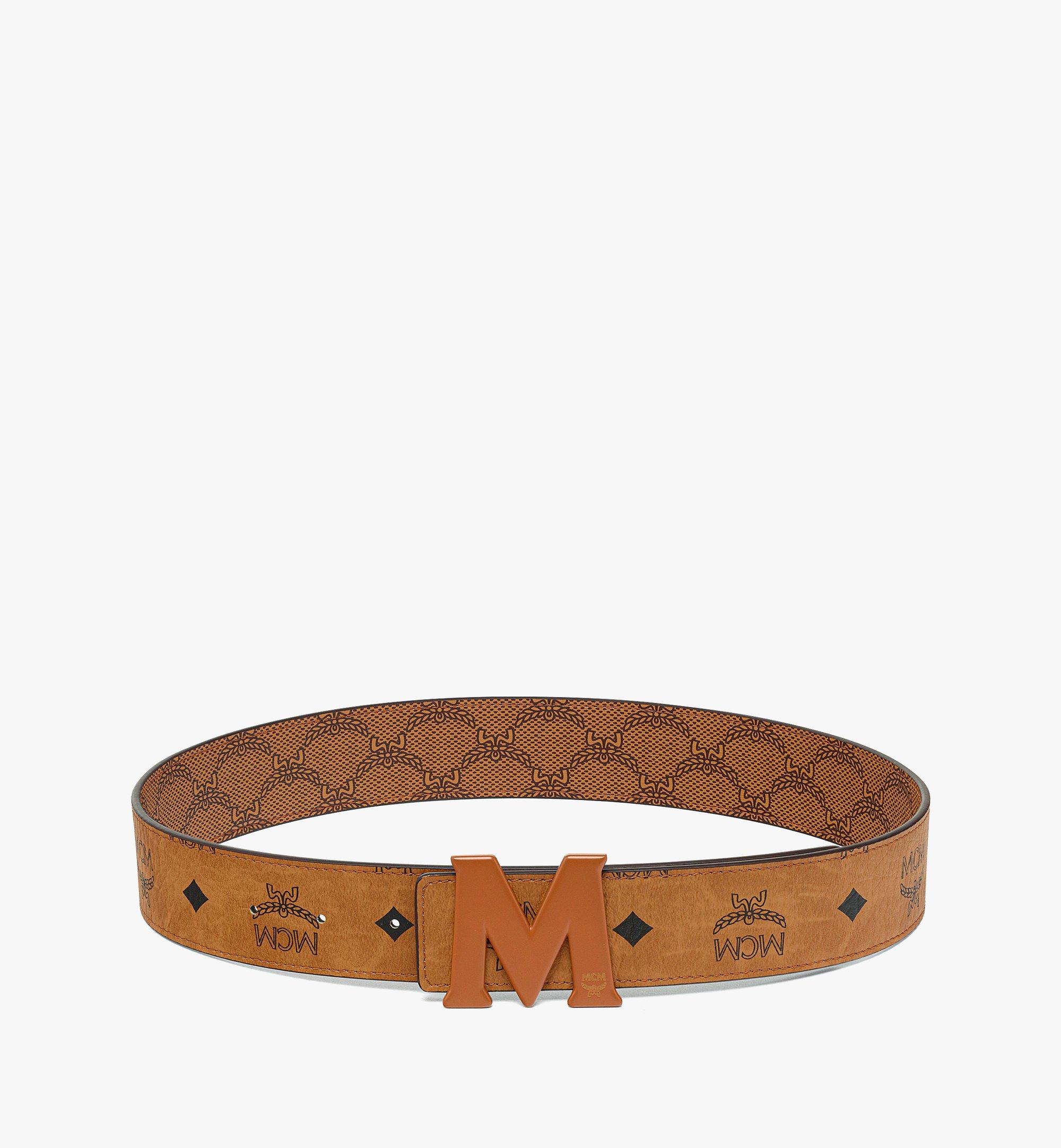 女性用レザー リバーシブル ベルト：M VISETOS by MCM