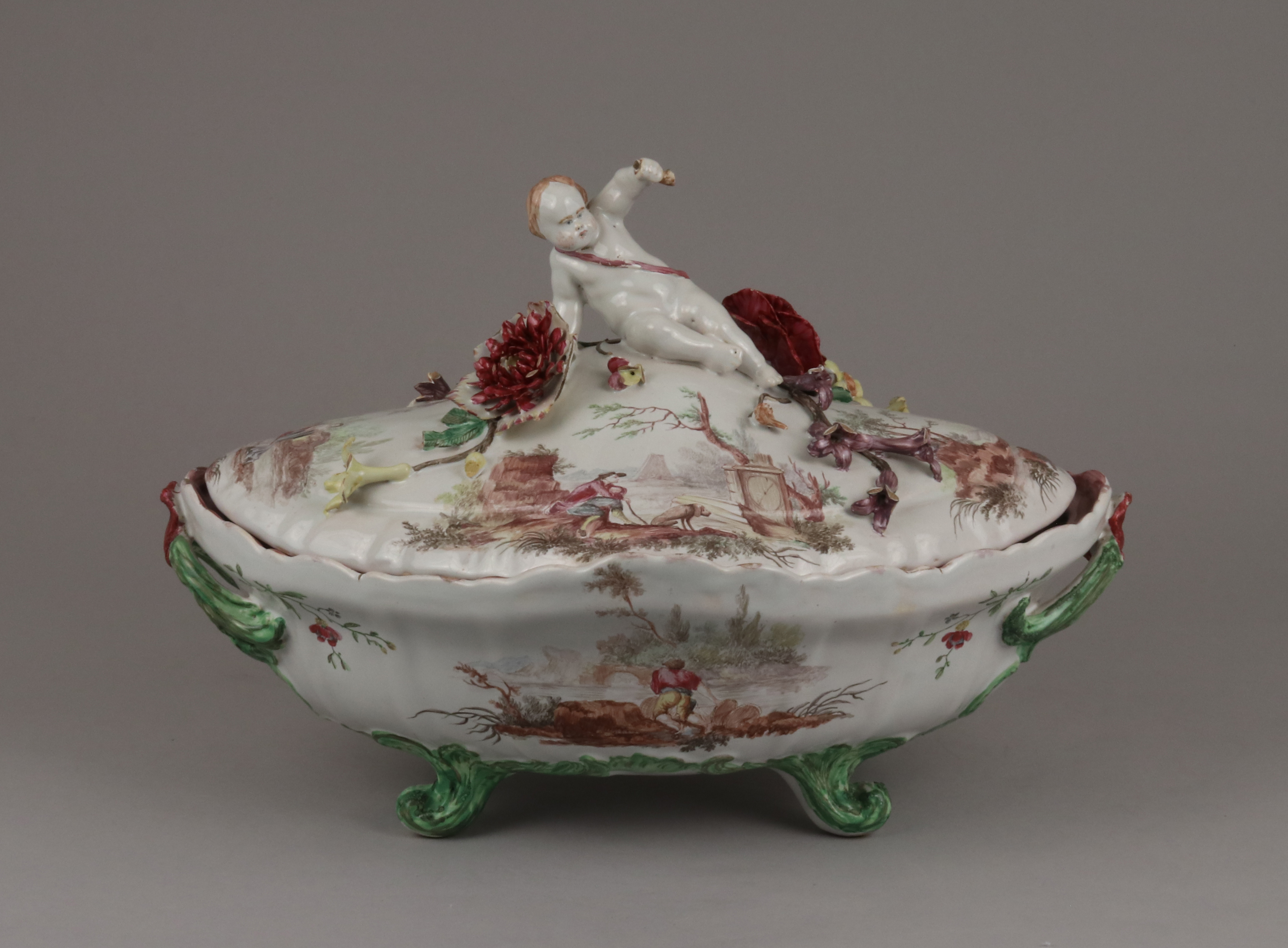 Veuve Perrin Factory - Tureen with cover - French, Marseilles
