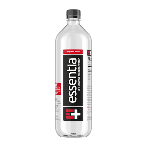 Essentia Bottled Water, 1 Liter Bottle, Ionized Alkaline Water