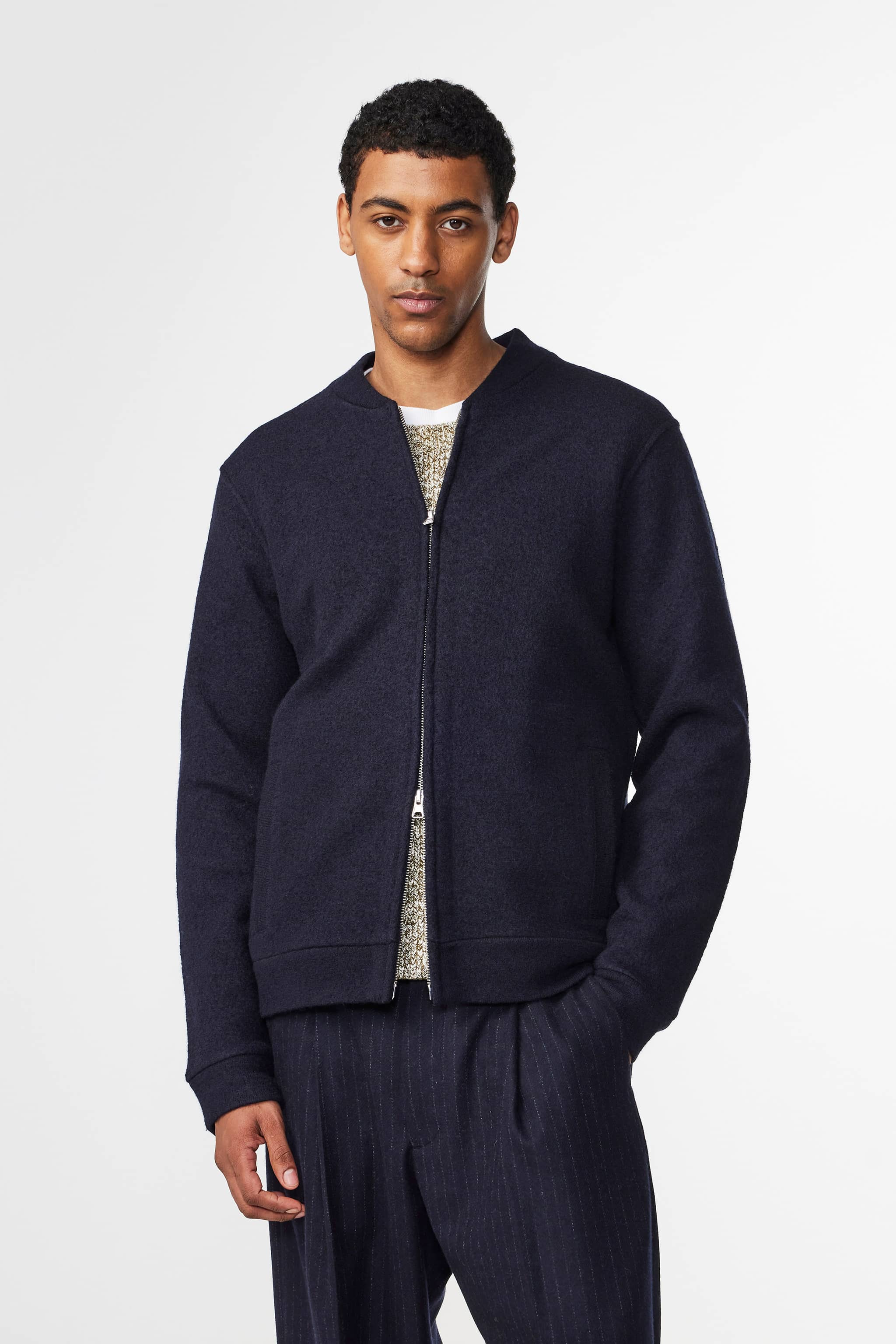 Bomber 6398 men's overshirt - Navy Blue - Buy online at NN.07®
