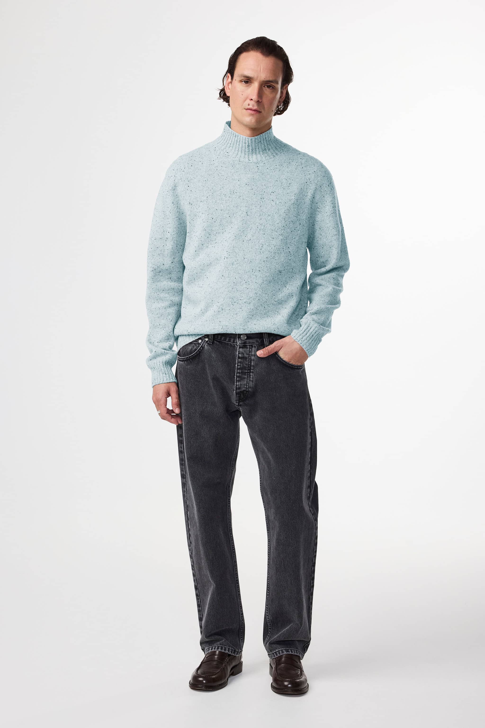 Aksel 6697 men's sweater - Cerulean - Buy online at NN.07®