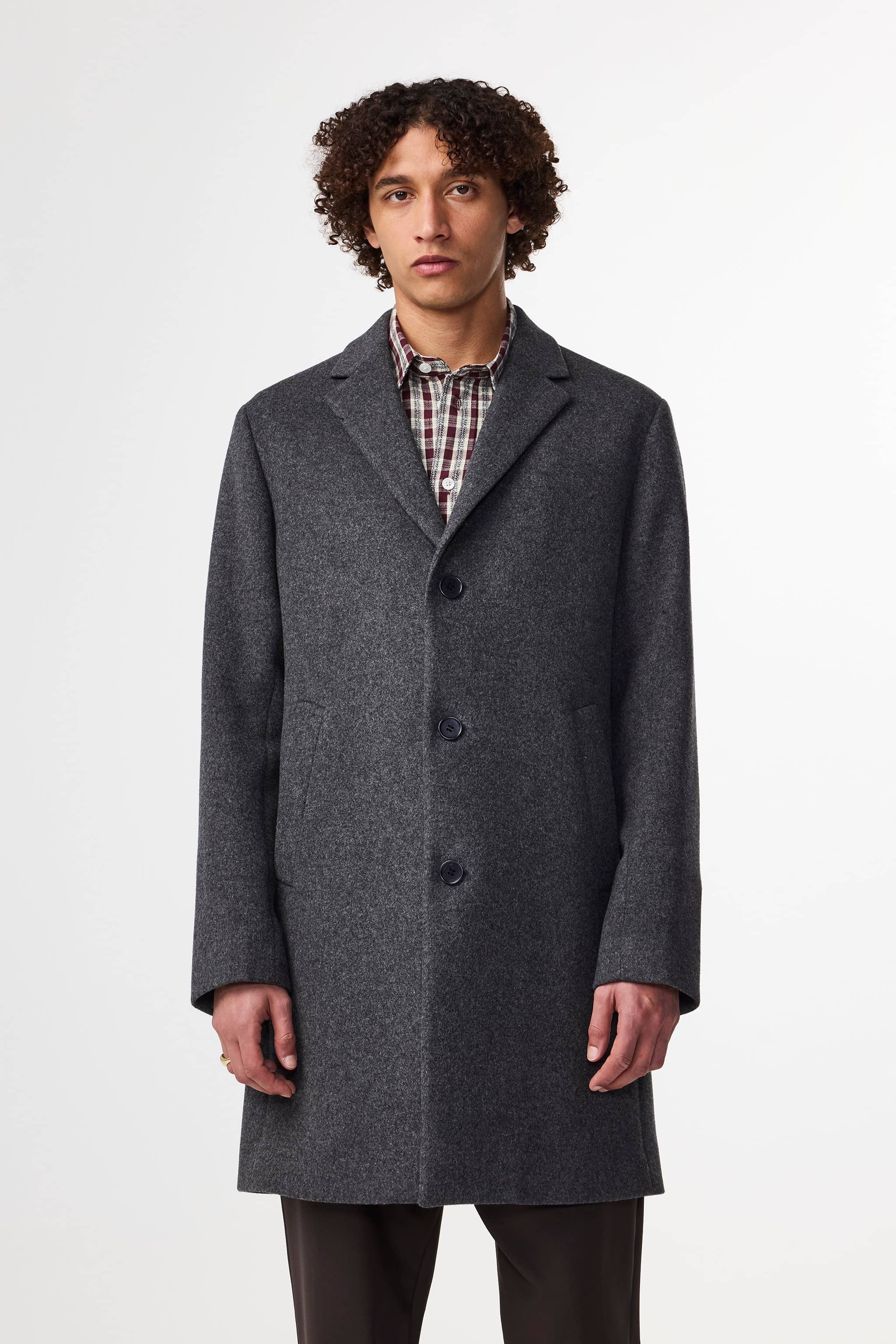 Austin 8225 men's coat - Grey Melange - Buy online at NN.07®