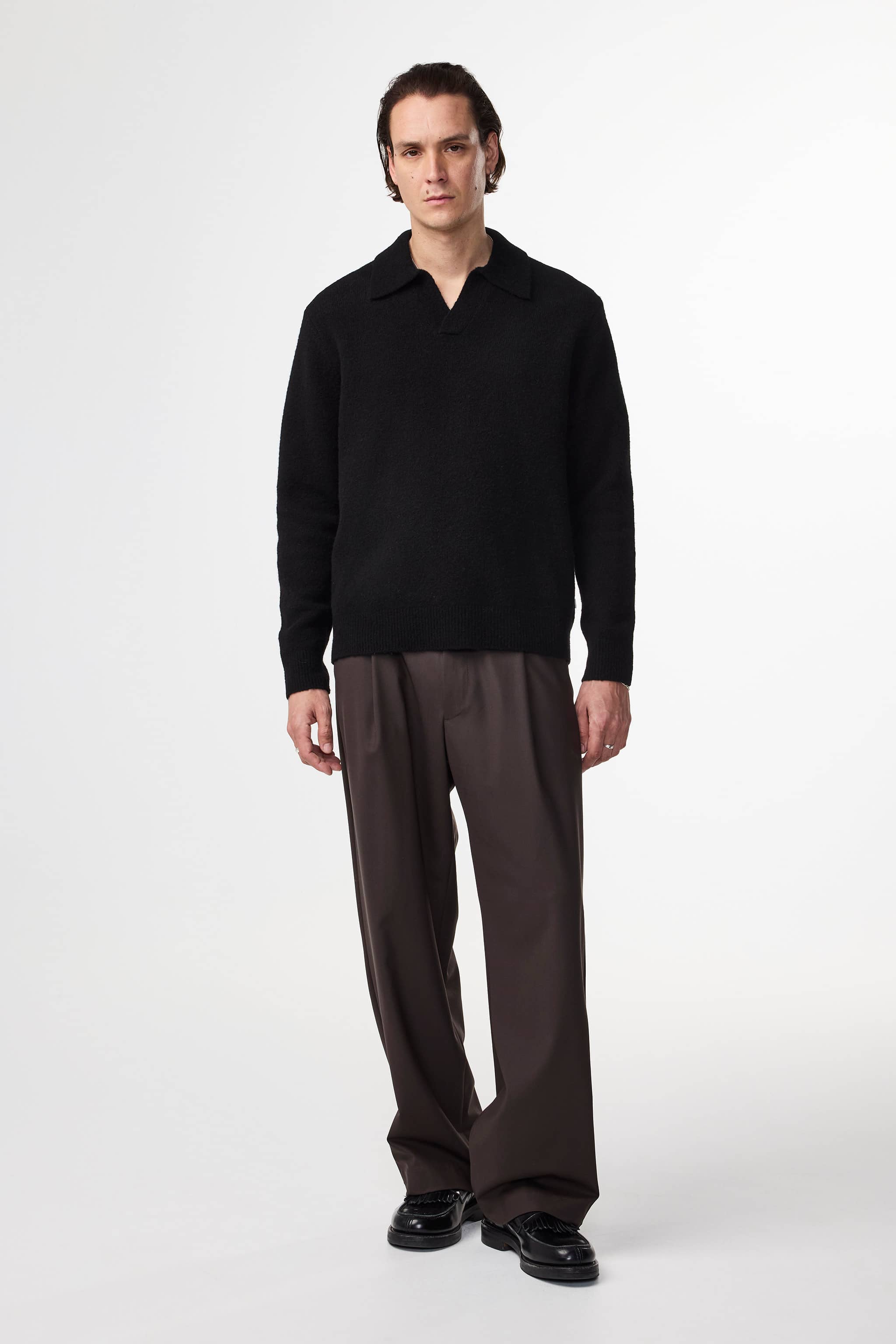 Hope 6683 men's polo - Black - Buy online at NN.07®
