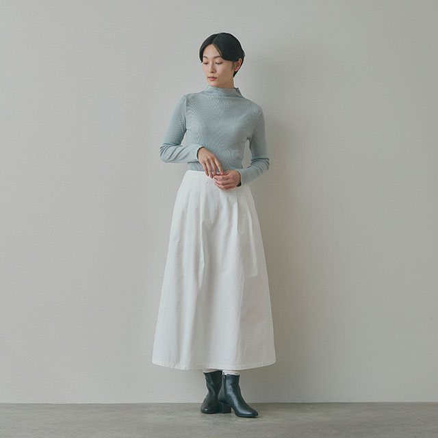 高密度コットンのAラインスカート｜衣料品｜中川政七商店 公式サイト