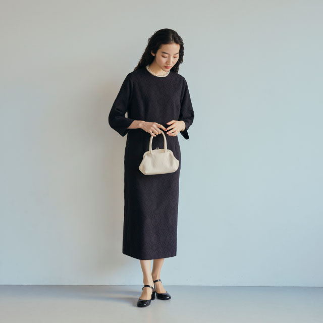 鹿革のがま口ハンドバッグ｜かばん｜中川政七商店 公式サイト