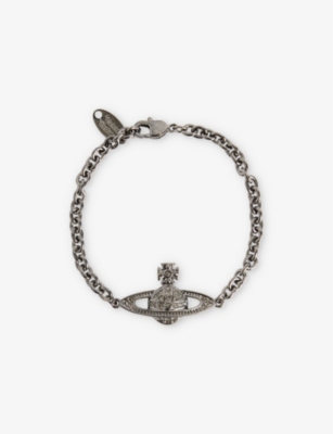 VIVIENNE WESTWOOD - Man Mini Bas Relief chain-link brass and cubic