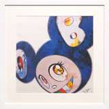 谷口小夏「minor role(ブルー)」スクリーンプリント :: 絵画買取・販売