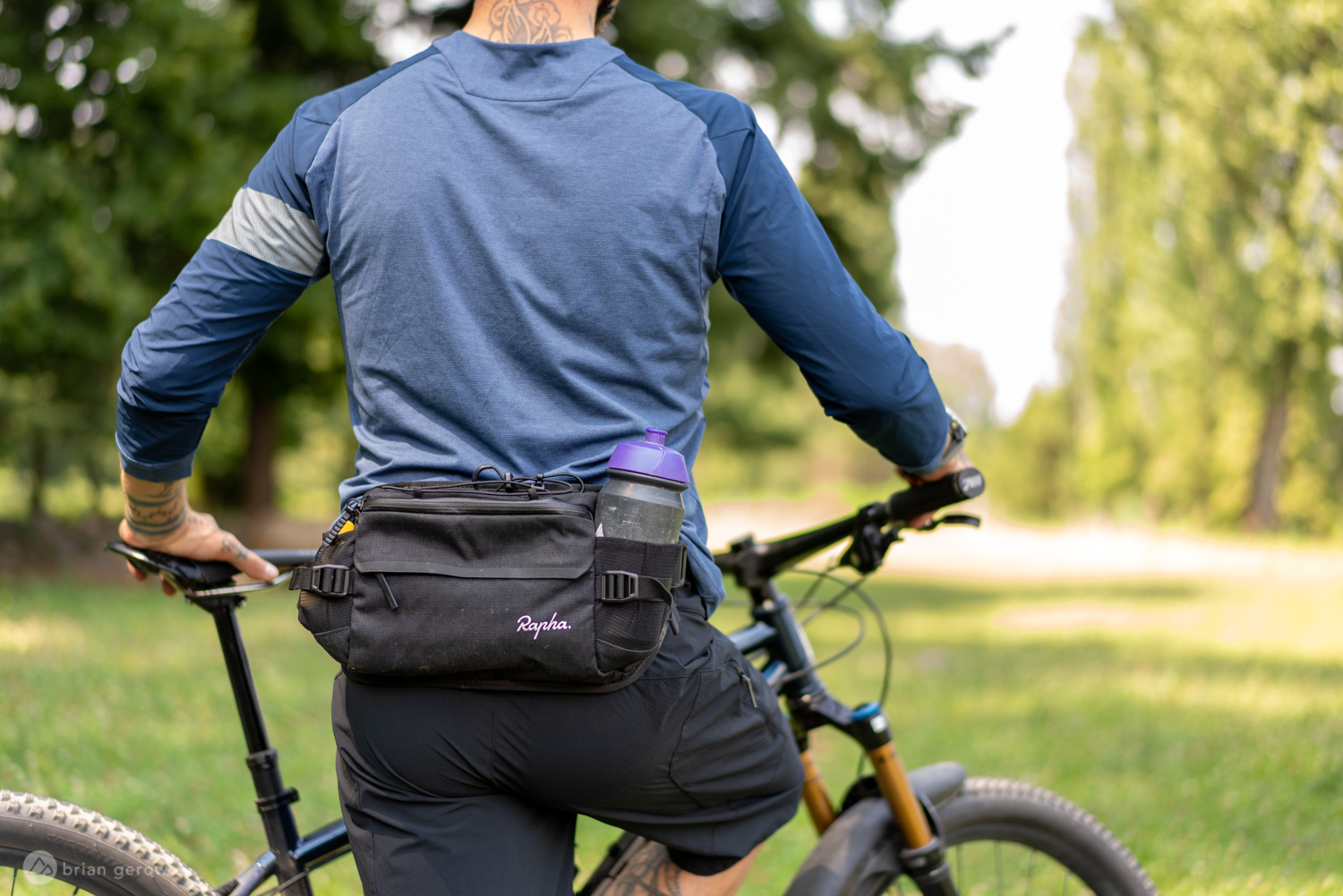 Rapha Trail Hip Pack is Made Tough and Cozy, with 100% Recycled