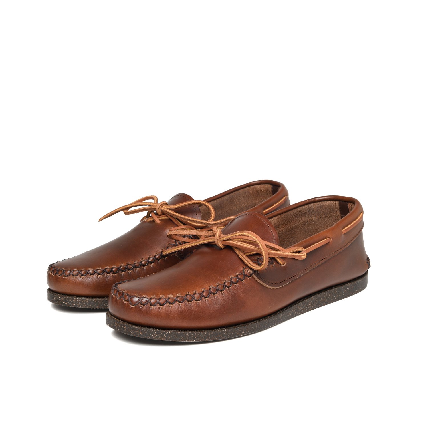 Canoe Moc w/ Camp Sole (Baseball Stitching) - Chromexcel Leather