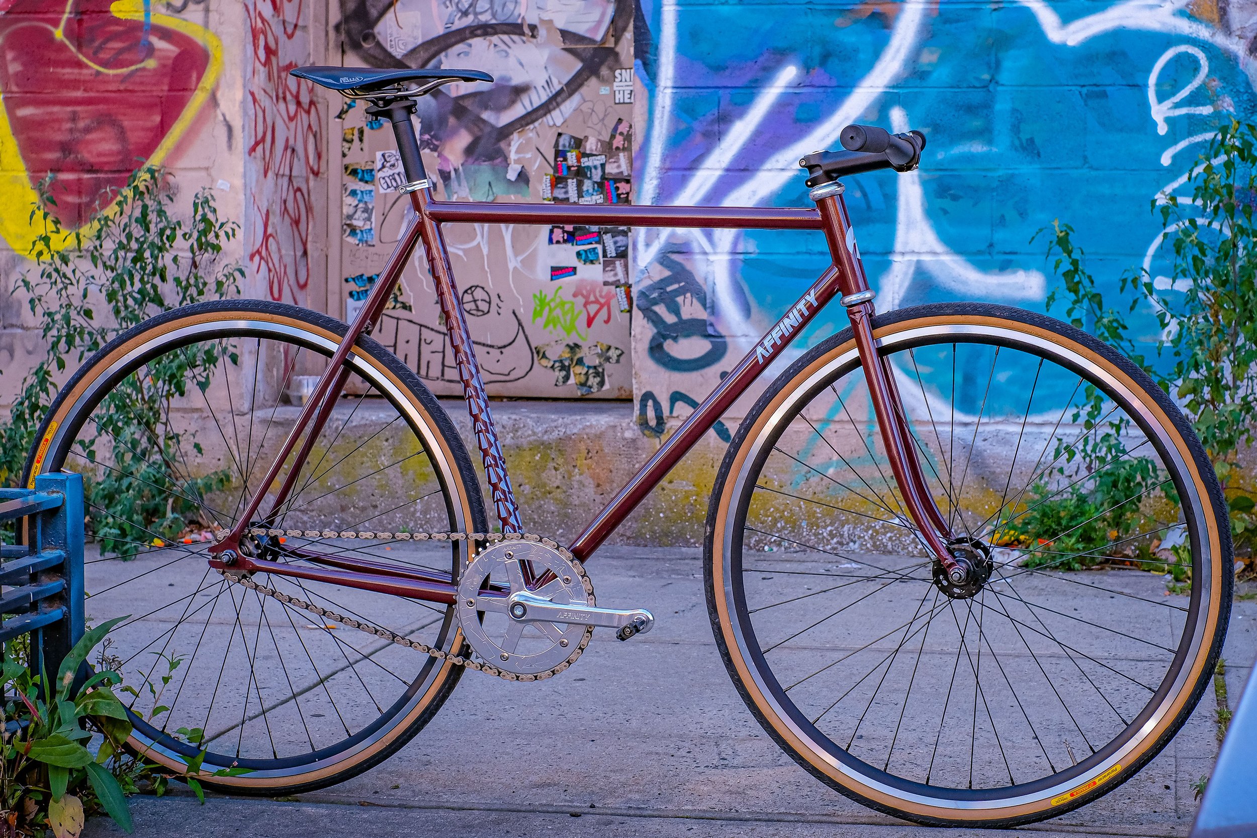 Affinity Metropolitan track frame set crimson sky — AFFINITY CYCLES