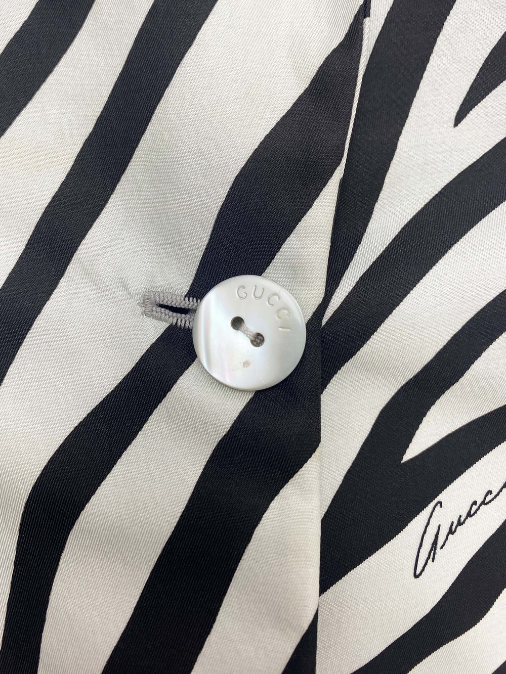 Gucci S/S 1996 zebra print blazer — JAMES VELORIA