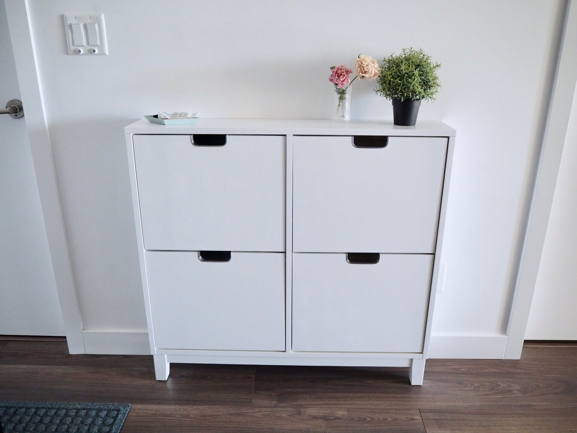 幅17cmのIKEA収納家具で狭い玄関が快適に！【靴収納アイデア③