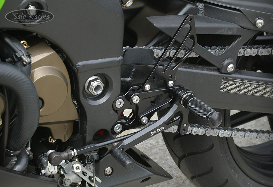 SATO RACING Rear Sets - Kawasaki Ninja ZX-10R 2004-2005 — Sato Racing