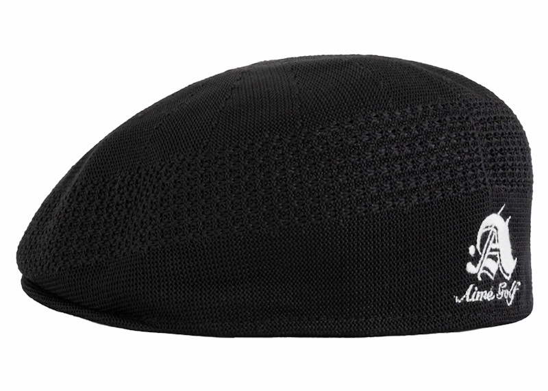 Aime Leon Dore Golf Flat Cap Black Men's - SS24 - US