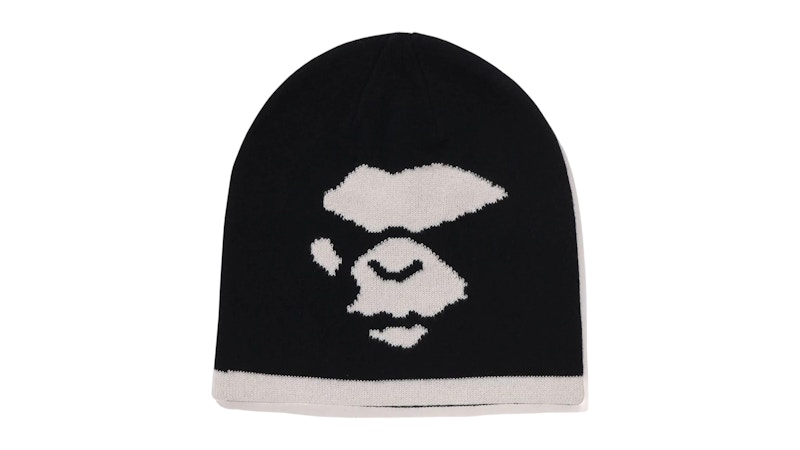 BAPE Mad Face Knit Cap Black Men's - FW25 - US