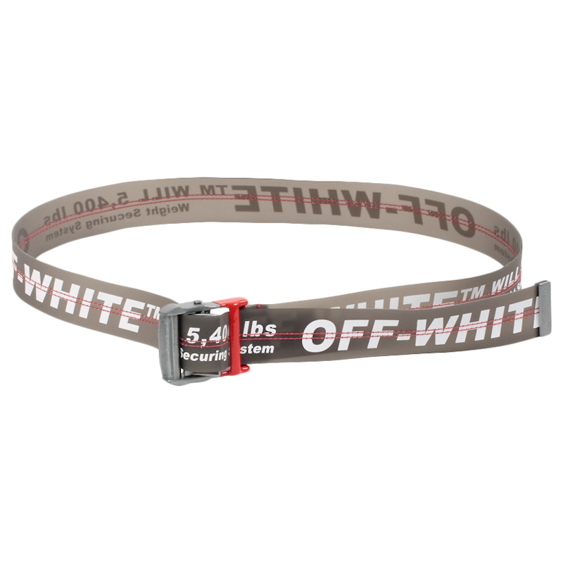 OFF-WHITE PVC Industrial Belt (SS19) Black/White メンズ - SS19 - JP