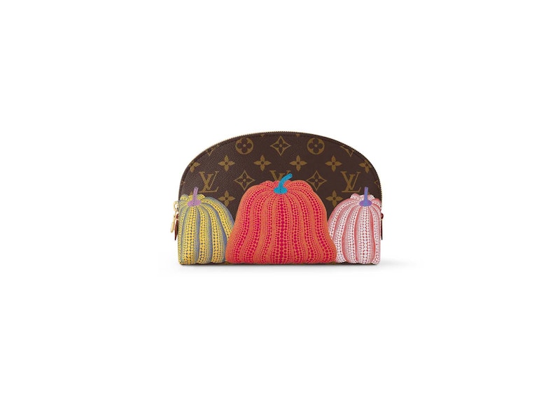 Louis Vuitton LV x YK Cosmetic Pouch Pumpkin Print in Monogram