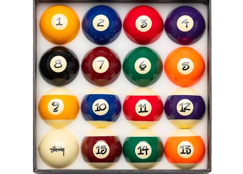 Stussy Billiard Pool Ball Set Multi Men's - GB